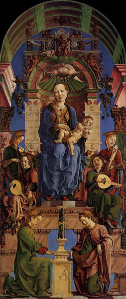 Cosme Tura Madonna with the Child Enthroned